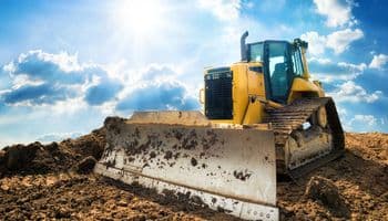 Bulldozers in Construction