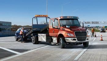 International tow trucks illustration