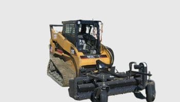 Harley Rake on a skid steer