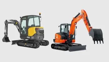 Volvo ECR35D vs. Kubota KX057-4: Which is best?