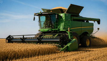 Types of combines Harvesters for agricultural projects.