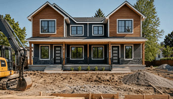 New home construction in progress.