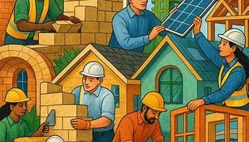 Innovative construction technique illustration