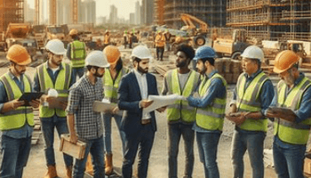 An image of construction site with delays.