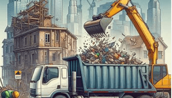 Construction Debris Removal illustration