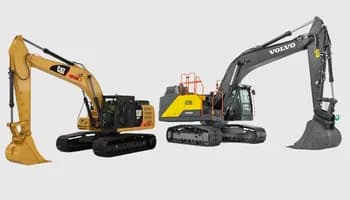 Caterpillar 330F LCR vs. Volvo EC250E: Which is best?
