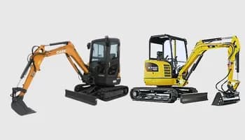 Case CX30C vs. Caterpillar 302.7D CR: Which is best?