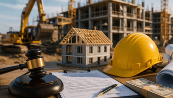 Construction and contracts on the table.