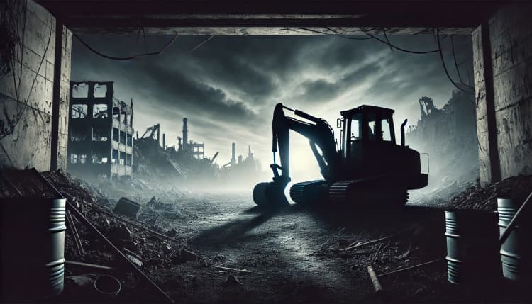 Beat Up Telehandler How to Operate a Telehandler Forklift Safely